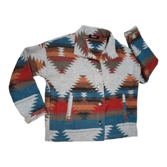 Blue B Southwest Print Jacket‎ - Picture 1 of 5